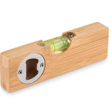 Herramienta Bambú: Nivel y Abrebotellas Madera