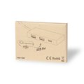 Hub 2 USB 2.0 y Tipo C Cartón RoHS