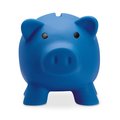 Hucha de cerdito de colores con tapón inferior