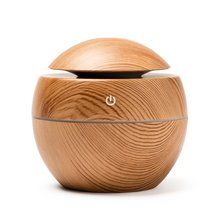 Humidificador con leds y 130 ml Marrón