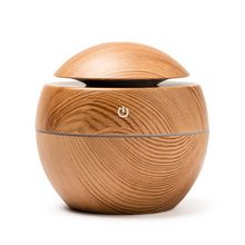 Humidificador con leds y 130 ml Marrón