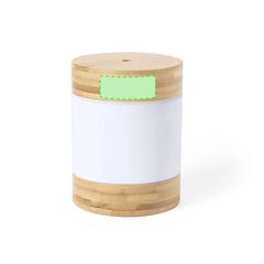 Humidificador de bambú con luz LED | Zona superior | 50 x 20