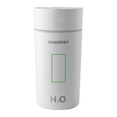 Humidificador Silent 320ml Luces LED y USB | Frontal | 20 x 40
