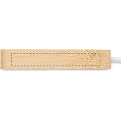 Hub 3 Puertos Bambú Cable 20cm | SIDE | 70 x 10