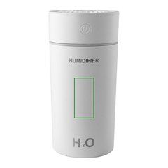 Humidificador Silent 320ml Luces LED y USB | Frontal | 20 x 40
