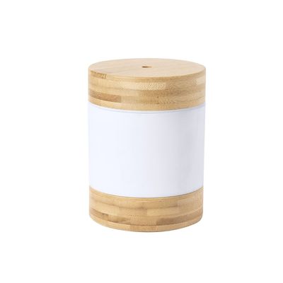 Humidificador de bambú con luz LED