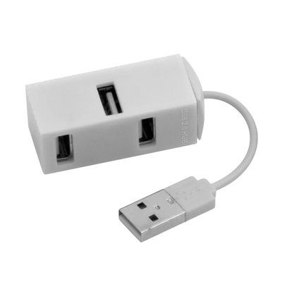 HUB 4 Puertos USB 2.0 Compacto Bla