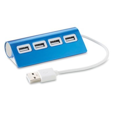 Hub USB 4 Puertos 2.0 Azul