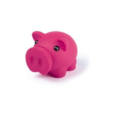 Hucha de colores en forma de cerdito Fucsi