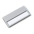 Identificador con frontal de aluminio