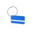 Identificador de maletas de aluminio reciclado Azul