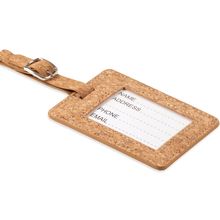 Identificador Equipaje de Corcho Beig