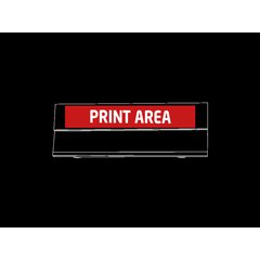 Identificador de Aluminio | Zona superior centro | 60 x 10