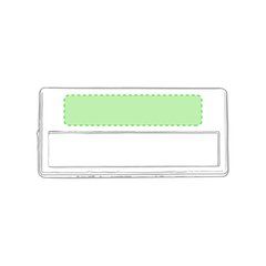 Identificador Brillante 2 Sujeciones | En el frontal | 50 x 11