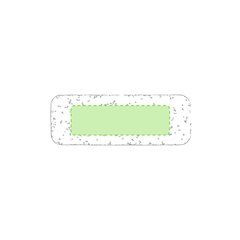 Identificador Ecológico de Corcho | Cara A Centrado | 50 x 15