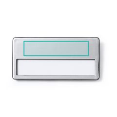 Identificador con frontal de aluminio | ZONA1 | 50 x 11
