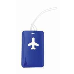 Identificador de maletas en pvc Azul