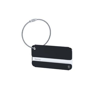 Identificador de maletas de aluminio reciclado Neg