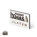 Imán Merry Christmas de Madera