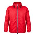 Impermeable de poliéster capucha y bajo ajustables Roj Xxl