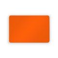 Imán Personalizado 6x4cm Brillante Naranja