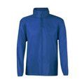 Impermeable de poliéster con capucha y bolsillos laterales Azul M/L