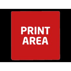 Imán de cerámica sublimación cuadrado | Zona 1 | 75 x 75