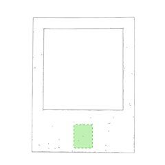 Imán Portafotos Reciclado 8,5x9cm | En la parte inferior