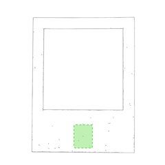 Imán Portafotos Reciclado 8,5x9cm | En la parte inferior | 20 x 25