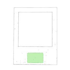 Imán Portafotos Reciclado 8,5x9cm | En la parte inferior | 40 x 25