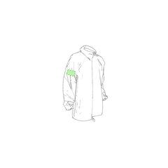 Impermeable Poliéster 210T Capucha | En la manga derecha | 50 x 80
