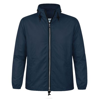 Impermeable de poliéster capucha y bajo ajustables
