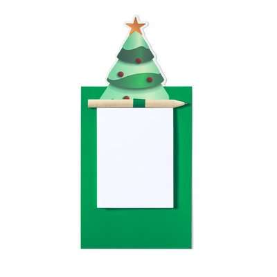 Imán Árbol Navideño con Bloc Ver