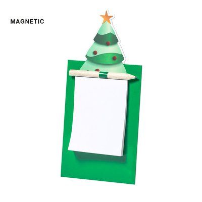 Imán Árbol Navideño con Bloc Ver