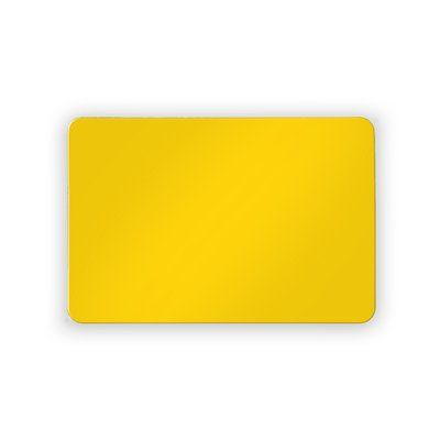 Imán Personalizado 6x4cm Brillante Amarillo