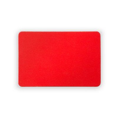 Imán Personalizado 6x4cm Brillante Rojo