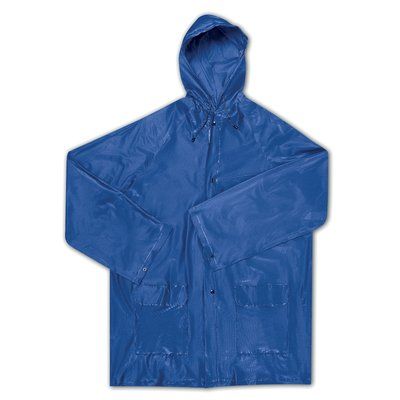 Impermeable de EVA Majestic con capucha y bolsillos