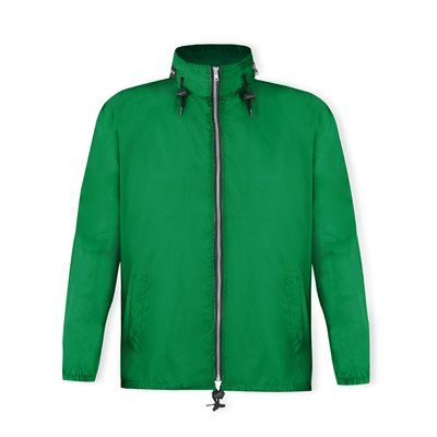 Impermeable de poliéster capucha y bajo ajustables Ver L