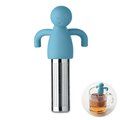 Infusor de té para té a granel de acero Azul Bebé