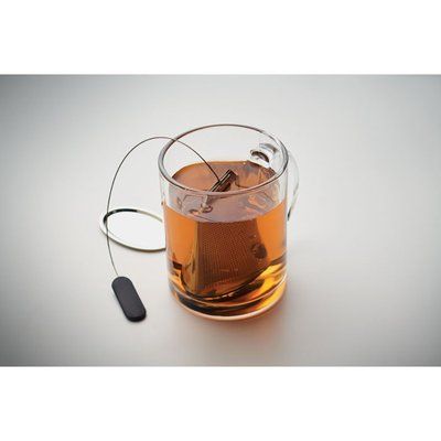 Infusor de té de acero inoxidable con placa