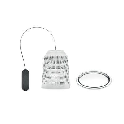 Infusor de té de acero inoxidable con placa