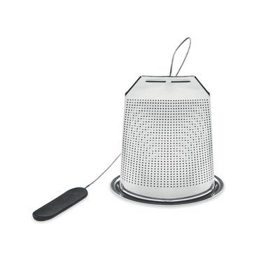 Infusor de té de acero inoxidable con placa