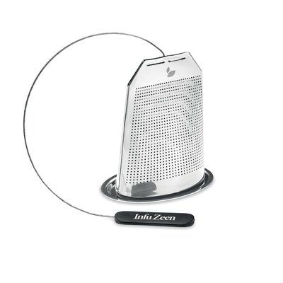 Infusor de té de acero inoxidable con placa