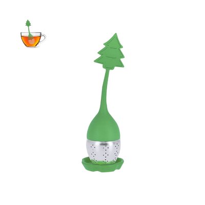 Infusor de té con diseño navideño