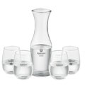 Jarra y Vasos de Vidrio Reciclado