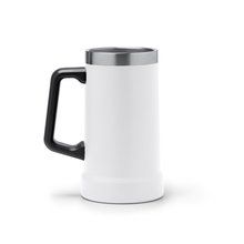 Jarra de acero reciclado mate doble pared 700 ml Blanco