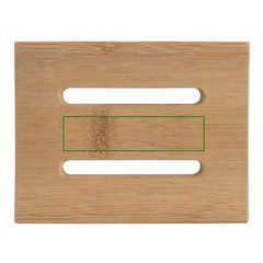 Jabonera de bambú | Frontal | 60 x 15