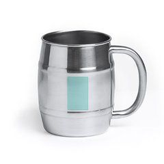 Jarra de acero inoxidable con efecto espejo 500 ml | ZONA1 | 40 x 25