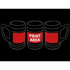 Jarra Cerámica para Sublimación 575ml Pack 20 | Toda la taza | 220 x 55