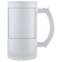 Jarra de cerveza de cristal | Lateral derecho | 70 x 80